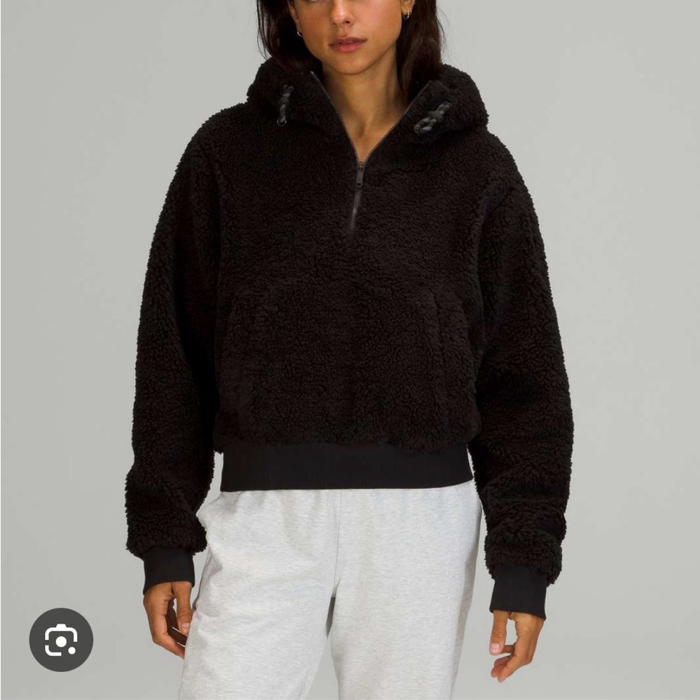 Lululemon Teddy Hoodie half zip fleece